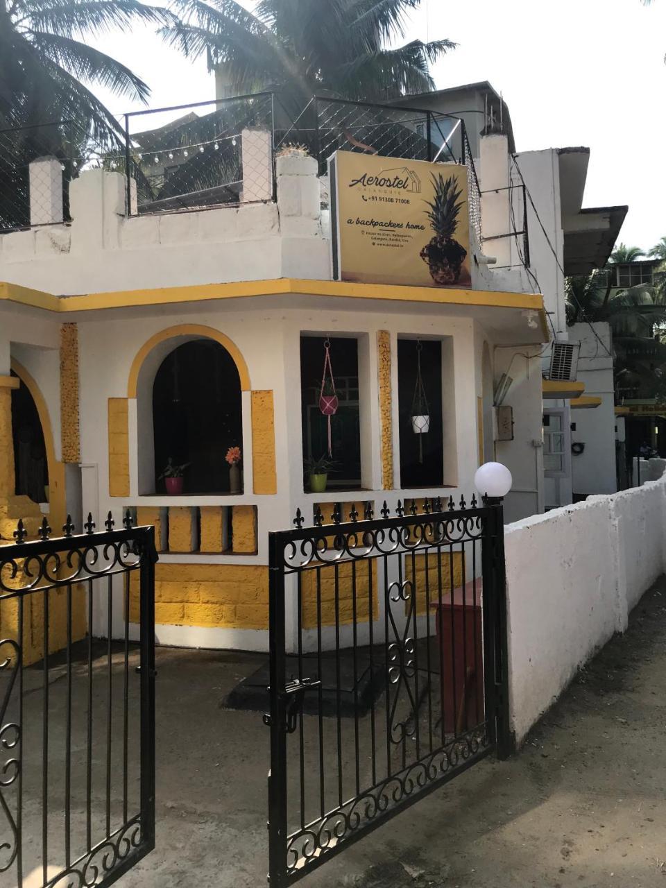 Aerostel - Backpacker'S Hostel In Goa Calangute Bagian luar foto
